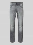 G-Star Raw Slim Fit Jeans im Used-Look Modell '3301' in Hellgrau, Größ...