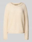 Smith and Soul Relaxed Fit Strickpullover mit Mohair-Anteil in Ecru, G...