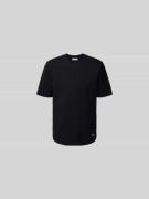 MAISON KITSUNÉ Regular Fit T-Shirt aus reiner Baumwolle in Black, Größ...