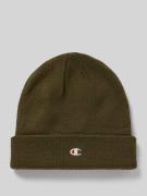 CHAMPION Beanie mit Label-Detail in Khaki, Größe 1