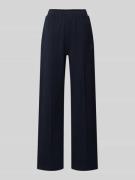 Marc O'Polo Regular Fit Lounge-Hose aus reiner Baumwolle in Marine, Gr...