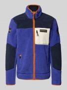 Napapijri Fleecejacke mit Reißverschlusstaschen Modell 'YUPIK' in Roya...