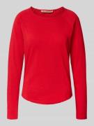 Smith and Soul Longsleeve mit Rundhalsausschnitt in Rot, Größe L