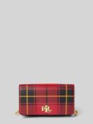 Lauren Ralph Lauren Clutch aus Rindsleder mit Label-Applikation in Bor...