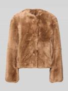 STAND STUDIO Jacke aus Kunstfell Modell 'Halle' in Hellbraun, Größe 40