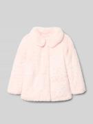 Guess Jacke mit Teddyfell in Hellrosa, Größe 104