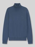 BOSS Orange Regular Fit Rollkragenpullover aus Baumwoll-Kaschmir-Mix M...