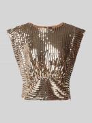 BOSS Orange Regular Fit Top mit Allover-Paillettenbesatz Modell 'C_ILL...