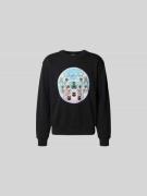 Kenzo Sweatshirt mit Label-Detail in Black, Größe L