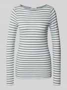 Marc O'Polo Regular Fit Langarmshirt aus reiner Baumwolle in Rauchblau...