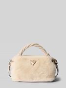 Guess Umhängetasche mit Label-Detail Modell 'SHAIDA' in Stein, Größe 1