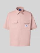 Hugo Blue Regular Fit Freizeithemd mit 1/2-Arm Modell 'Ekyno' in Rosa,...