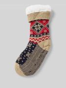 CAPELLI NEW YORK Socken mit geripptem Abschluss in Marine, Größe M/L