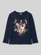 s.Oliver RED LABEL Regular Fit Langarmshirt aus reiner Baumwolle in Ma...