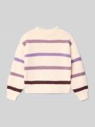 s.Oliver RED LABEL Loose Fit Strickpullover in gestreifter Optik in Ec...