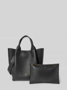 Abro Shopper mit Strukturmuster Modell 'Media' in Black, Größe 1