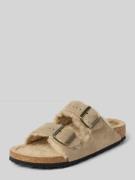 Birkenstock Sandalen mit Dornschließe Modell 'Arizona' in Taupe, Größe...
