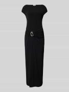 Neo Noir Slim Fit Maxikleid mit Zierschnalle Modell 'Minja' in Black, ...