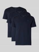 Tommy Hilfiger Regular Fit T-Shirt Set im 3er-Pack in Dunkelblau, Größ...