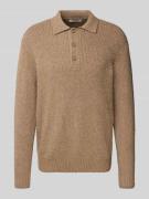 Only & Sons Relaxed Fit Strickpolo aus Baumwoll-Mix Modell 'DALE LIFE'...
