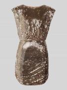 BOSS Orange Schmales Cocktailkleid mit Paillettenbesatz Modell 'C_DILL...