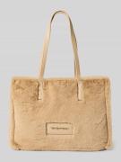 VALENTINO BAGS Shopper aus Kunstfell mit Label-Detail Modell 'SPECIAL ...