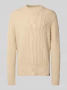 G-Star Raw Loose FitStrickpullover aus Woll-Mix in Offwhite, Größe L