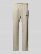 CHAMPION Sweatpants mit elastischem Bund in Beige, Größe L