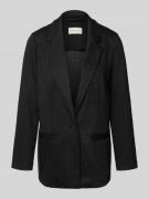 Tom Tailor Regular Fit Longblazer mit Baumwoll-Anteil in BLACK, Größe ...