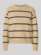 Mango Strickpullover mit Rundhalsausschnitt Modell 'MARINA' in Beige, ...