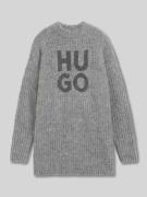 HUGO Oversized Strickpullover aus Woll-Mix Modell 'SLOGUIS' in Mittelg...