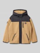 Quiksilver Sweatjacke mit Kapuze in Beige, Größe 152