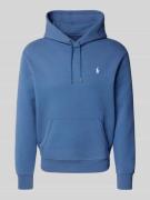 Polo Ralph Lauren Hoodie mit Label-Stitching und Känguru-Tasche in Oce...