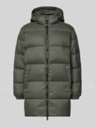 Tommy Jeans Regular Fit Daunenmantel mit Logo-Stitching in Dunkelgruen...