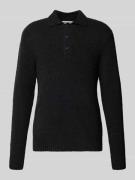 Only & Sons Relaxed Fit Strickpolo aus Baumwoll-Mix Modell 'DALE LIFE'...