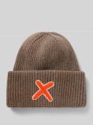 Unio Beanie mit Kaschmir-Anteil in Taupe, Größe 1