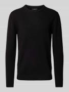 Matinique Kaschmirpullover mit Rundhalsausschnitt Modell 'mordy' in Bl...