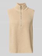 Soyaconcept Pullunder mit Stehkragen und Reißverschluss Modell 'Julia'...