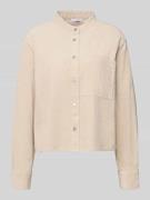 OPUS Relaxed Fit Hemdbluse mit Brusttasche Modell 'Falve' in Beige, Gr...