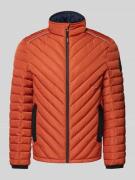 MCNEAL Steppjacke mit Label-Detail in Dunkelrot, Größe S