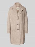 Tom Tailor Regular Fit Teddy-Mantel mit Leistentaschen in Beige, Größe...