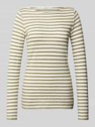 Marc O'Polo Regular Fit Langarmshirt aus reiner Baumwolle in Lind, Grö...