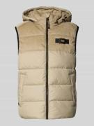 PME Legend Regular Fit Steppweste mit Logo-Applikation Modell 'Gobbler...