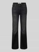 Goldgarn Flared Jeans mit Label-Detail Modell 'LINDENHOF' in Black, Gr...