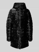 RAINS Slim Fit Steppmantel mit Kapuze Modell 'LOHJA' in Black, Größe X...