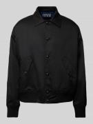 Versace Jeans Couture Jacke mit Umelegekragen in Black, Größe 52