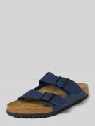 Birkenstock Slides mit Dornschließe Modell 'Arizona' in Blau, Größe 40