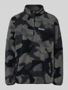 COLUMBIA Sweatshirt aus Teddyfell in Black, Größe S
