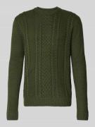Jack & Jones Strickpullover mit gerippten Abschlüssen Modell 'PAUL' in...