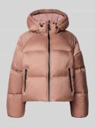 WITHBLACK Steppjacke mit Kapuze in Altrosa, Größe M
